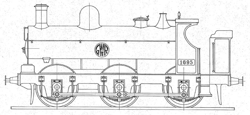 GWR Saddle Tank Drawings